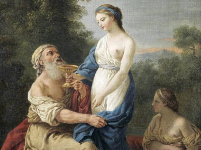 1763-Samuel Woodforde - Lot e le sue figlie - National Trust